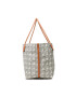 Tory Burch Дамска чанта Canvas Basketweave Tote 139623 Бежов - Pepit.bg