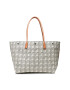 Tory Burch Дамска чанта Canvas Basketweave Tote 139623 Бежов - Pepit.bg