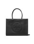 Tory Burch Дамска чанта Ella Bio Small Tote 145612 Черен - Pepit.bg