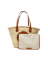 Tory Burch Дамска чанта Ella Straw Basket Tote 90864 Бежов - Pepit.bg