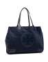 Tory Burch Дамска чанта Ella Tote 80479 Тъмносин - Pepit.bg