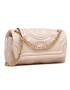 Tory Burch Дамска чанта Flaming Soft Mini Bag 73867 Бежов - Pepit.bg