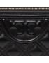 Tory Burch Дамска чанта Fleming Double Zip Mini Bag 79403-001 Черен - Pepit.bg