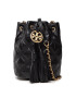 Tory Burch Дамска чанта Fleming Soft Mini Bucket Bag 74853 Черен - Pepit.bg