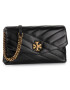 Tory Burch Дамска чанта Kira Chevron Chain Wallet 64068 Черен - Pepit.bg