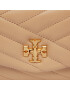 Tory Burch Дамска чанта Kira Chevron Chain Wallet 90343 Бежов - Pepit.bg