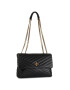 Tory Burch Дамска чанта Kira Chevron Convertible Shoulder Bag 58465 Черен - Pepit.bg