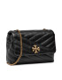 Tory Burch Дамска чанта Kira Chevron Mini Bag 90460 Черен - Pepit.bg