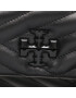 Tory Burch Дамска чанта Kira Chevron Powder 90457 Черен - Pepit.bg