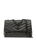 Tory Burch Дамска чанта Kira Chevron Powder 90856 Черен - Pepit.bg