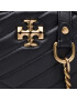 Tory Burch Дамска чанта Kira Chevron Small 90450 Черен - Pepit.bg