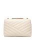 Tory Burch Дамска чанта Kira Chevron Small 90452 Бежов - Pepit.bg