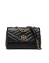 Tory Burch Дамска чанта Kira Chevron Small Convertible 90452 Черен - Pepit.bg