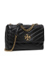 Tory Burch Дамска чанта Kira Chevron Small Convertible 90452 Черен - Pepit.bg