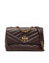 Tory Burch Дамска чанта Kira Chevron Small Convertible Shoulder Bag 90452 Бордо - Pepit.bg