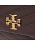 Tory Burch Дамска чанта Kira Chevron Small Convertible Shoulder Bag 90452 Бордо - Pepit.bg