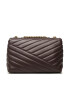 Tory Burch Дамска чанта Kira Chevron Small Convertible Shoulder Bag 90452 Бордо - Pepit.bg