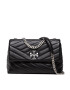 Tory Burch Дамска чанта Kira Chevron Small Convertible Shoulder Bag 90452 Черен - Pepit.bg