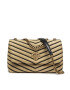 Tory Burch Дамска чанта Kira Chevron Soft Straw Small Shoulder Bag 88090 Кафяв - Pepit.bg