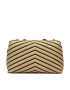 Tory Burch Дамска чанта Kira Chevron Soft Straw Small Shoulder Bag 88090 Кафяв - Pepit.bg