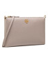 Tory Burch Дамска чанта Kira Pabbled Top-Zip Crossbody 61385 Сив - Pepit.bg