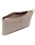 Tory Burch Дамска чанта Kira Pabbled Top-Zip Crossbody 61385 Сив - Pepit.bg