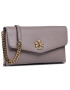 Tory Burch Дамска чанта Kira Pebbled Chain Wallet 74881 Кафяв - Pepit.bg