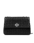 Tory Burch Дамска чанта Kira Ruched Convertible Shoulder Bag 142809 Черен - Pepit.bg