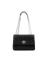 Tory Burch Дамска чанта Kira Ruched Convertible Shoulder Bag 142809 Черен - Pepit.bg