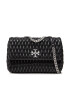 Tory Burch Дамска чанта Kira Ruched Small Convertible Shoulder Bag 138971 Черен - Pepit.bg