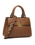 Tory Burch Дамска чанта Miller Top Handle Satchel 79329 Кафяв - Pepit.bg