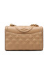 Tory Burch Дамска чанта Small Fleming Convertible 75576 Бежов - Pepit.bg