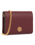 Tory Burch Дамска чанта Walker Nano Chain Wallet 74851 Бордо - Pepit.bg