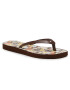 Tory Burch Джапанки Flat Flip Flop 81071 Кафяв - Pepit.bg