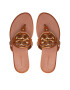 Tory Burch Джапанки Miller 136593 Кафяв - Pepit.bg