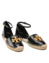 Tory Burch Еспадрили Eleanor Dorsay Espadrille 88743 Черен - Pepit.bg