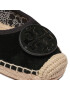 Tory Burch Еспадрили Minnie Ballet Espadrille 78791 Черен - Pepit.bg