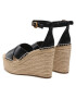 Tory Burch Еспадрили Selby 63522 Черен - Pepit.bg