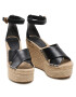 Tory Burch Еспадрили Selby 63522 Черен - Pepit.bg