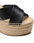 Tory Burch Еспадрили Selby 63522 Черен - Pepit.bg