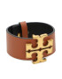 Tory Burch Гривна Eleanor Leather Bracelet 143767 Кафяв - Pepit.bg