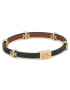 Tory Burch Гривна Eleanor Leather Bracelet 147235 Черен - Pepit.bg