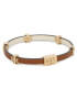 Tory Burch Гривна Eleanor Leather Bracelet 147235 Кафяв - Pepit.bg