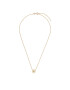 Tory Burch Колие Kira Enamel Pendant 90549 Бял - Pepit.bg