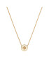 Tory Burch Колие Kira Enamel Pendant 90549 Бял - Pepit.bg