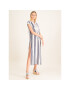 Tory Burch Лятна рокля Awning Stripe Caftan 57114 Бежов Regular Fit - Pepit.bg