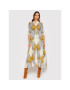 Tory Burch Ежедневна рокля Printed 83310 Бежов Relaxed Fit - Pepit.bg