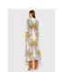 Tory Burch Ежедневна рокля Printed 83310 Бежов Relaxed Fit - Pepit.bg