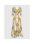 Tory Burch Ежедневна рокля Printed 83310 Бежов Relaxed Fit - Pepit.bg