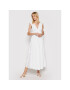 Tory Burch Лятна рокля Smocked 81578 Бял Regular Fit - Pepit.bg